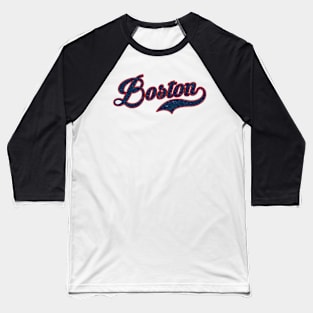 Boston Baseball distressed Baseball T-Shirt